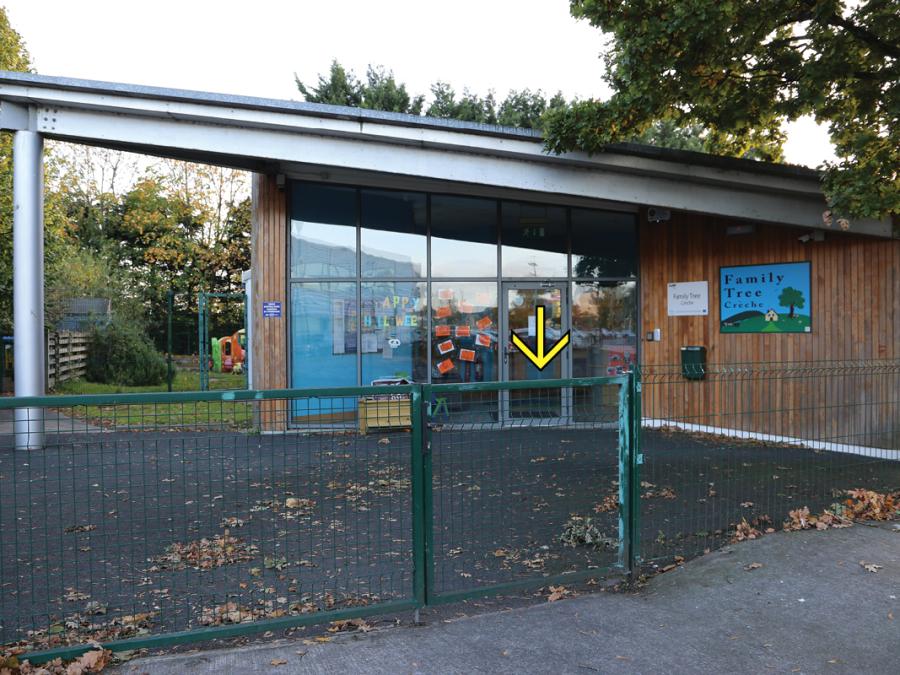 Site access to Family Tree Creche, Limerick.