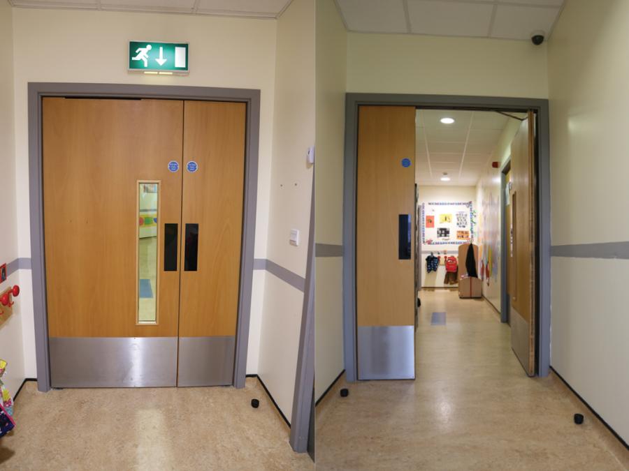 -and-Kitten door. Le Cheile Family Resource Centre