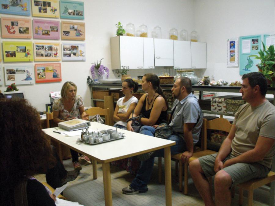 Parent meeting in an ELC in San Miniato, Italy.