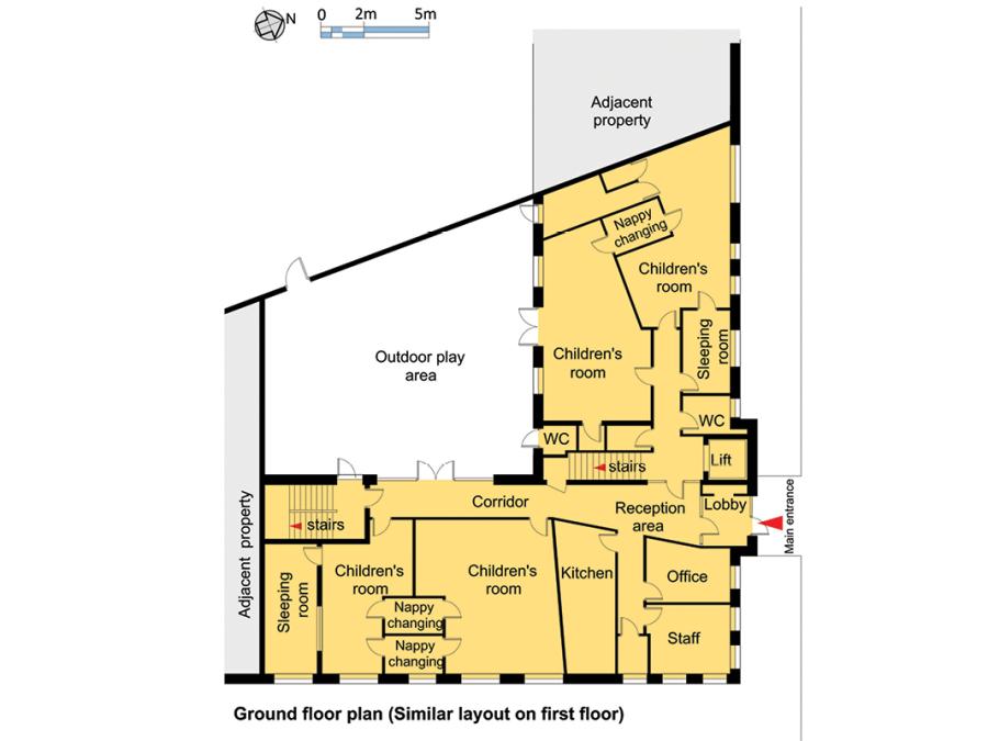 Tigers Childcare floor plan