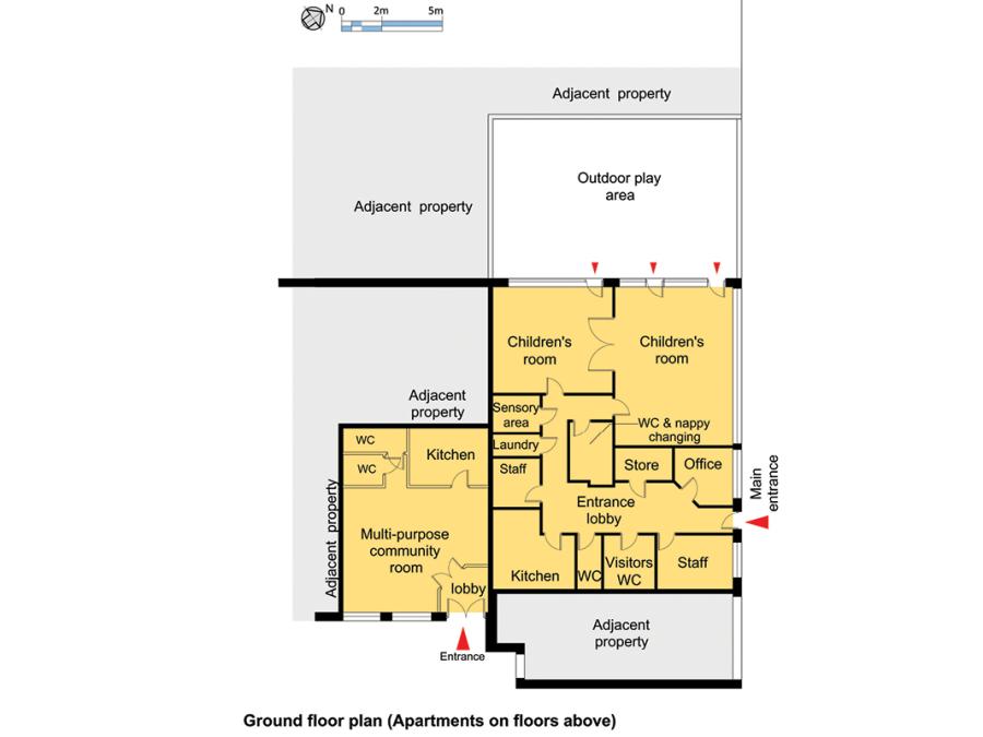 Island Key Co-operative Housing Childcare Facility floor plan